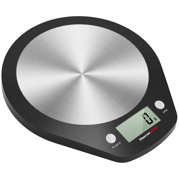 Digital Kitchen Scale, Electronic Stainless Steel Food Scales with LCD Screen