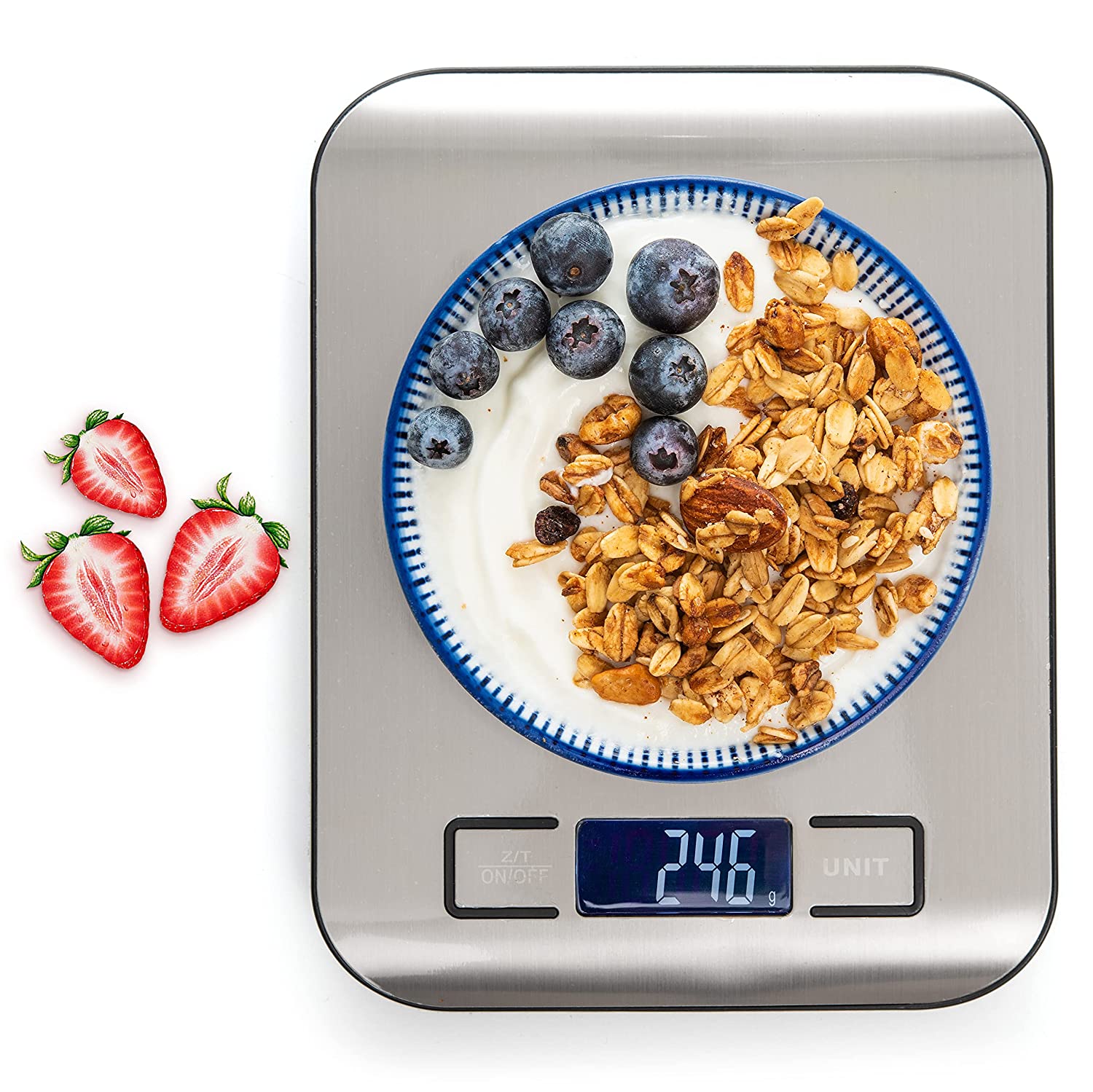 Digital Kitchen Scale,Food Multifunction Accuracy Digital Scale LCD