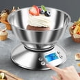 thumbnail image 1 of Digital Kitchen Scale High Precision - Food Detachable Timing Stainless Steel Scale - for Slimming Baking Cooking, 1 of 6