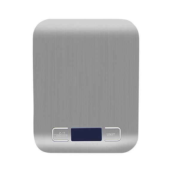 Digital Kitchen Scale, High Precision Food Weighing, Stainless Steel, LCD Display, 11lb/5kg Capacity, Easy Clean