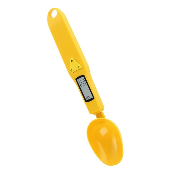 Digital Kitchen Scale Kitchen Scale Spoon Digital Food Scale LCD Display Food Scale 235CM Yellow