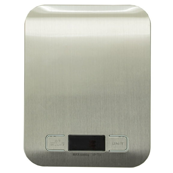 Digital Kitchen Scale, Measures Ounces & Grams Stainless Steel