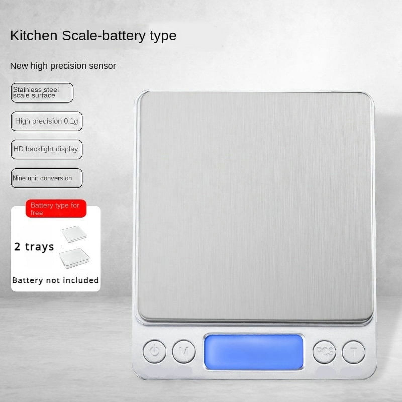 Digital Kitchen Scale Mini Pocket Stainless Steel Precision Jewelry ...