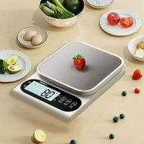 Digital Kitchen Scale with 0.1 Gram Accuracy for Baking and Food, Portable Rechargeable Gram Scale with Tare Function