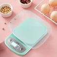 thumbnail image 1 of Digital Kitchen Scale with Bowl - 3kg Capacity, 0.1g Precision, Mint Green - Perfect for Baking, Cooking, Meal Prep & Dieting, 1 of 8