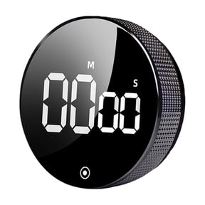 Digital Kitchen Timer, 1 Pack, Magnetic Round, for Cooking Baking and Daily Use