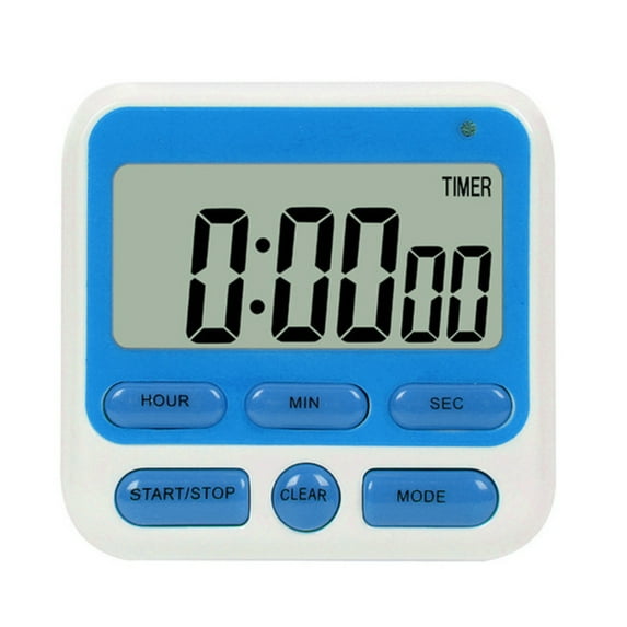 Digital Kitchen Timer 24 Hour Clock With Silent And Loud Alarm, Manual Switching Count UP/Down And Memory Function For Cooking, Studying And Meeting