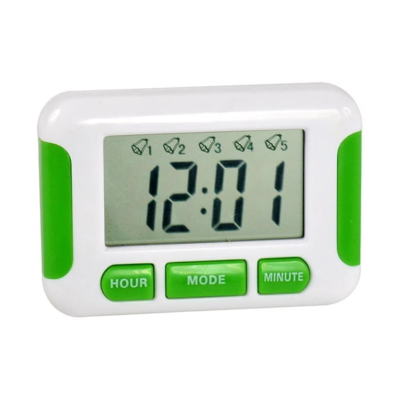 Digital Kitchen Timer Bell Alarm Clock Sleep Multifuctional Countdown 5 Groups Timer Kitchen Supplies