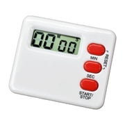 Digital Kitchen Timer Big LCD Screen Loud Alarm Seconds- Count Up Countdown & Simple for Homework Games