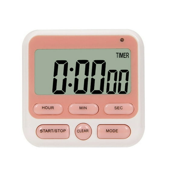 Digital Kitchen Timer With Count Up And Down Function, Multi-Mode Alarm Clock Timer For Student Study Exam And Time Management, Magnetic Back & Retractable Hanging Hook Design*