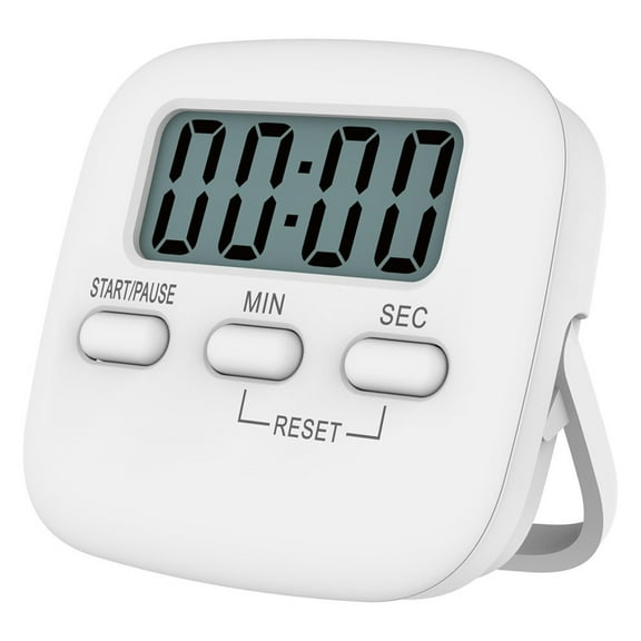 Digital Kitchen Timer, Countdown Stopwatch with Magnetic Stand & LCD Display for Cooking & Shower