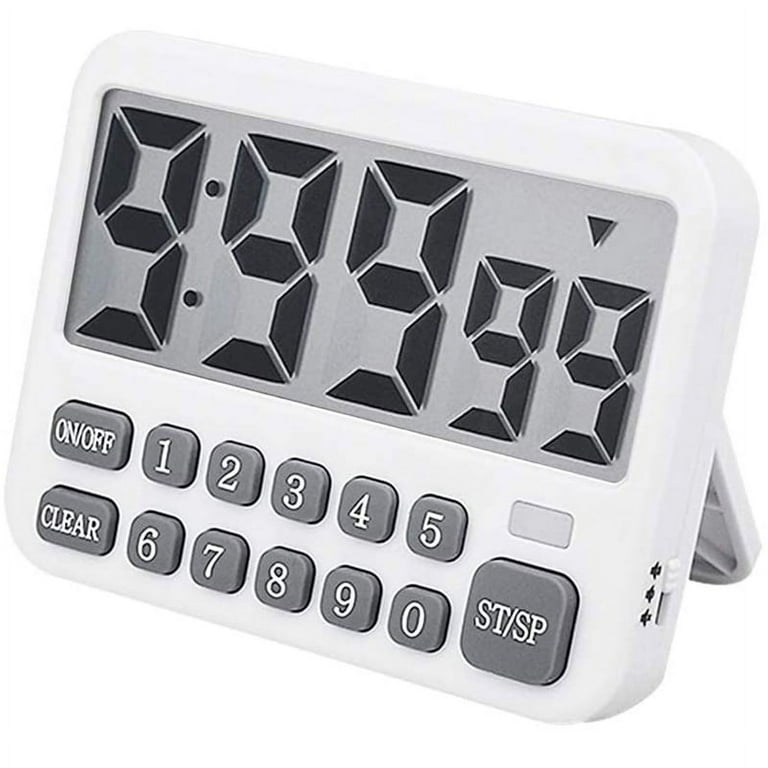 Digital Kitchen Timer, Display Cooking Timer Count Up/Down Timer with  Digits Directly Input, Loud Alarm