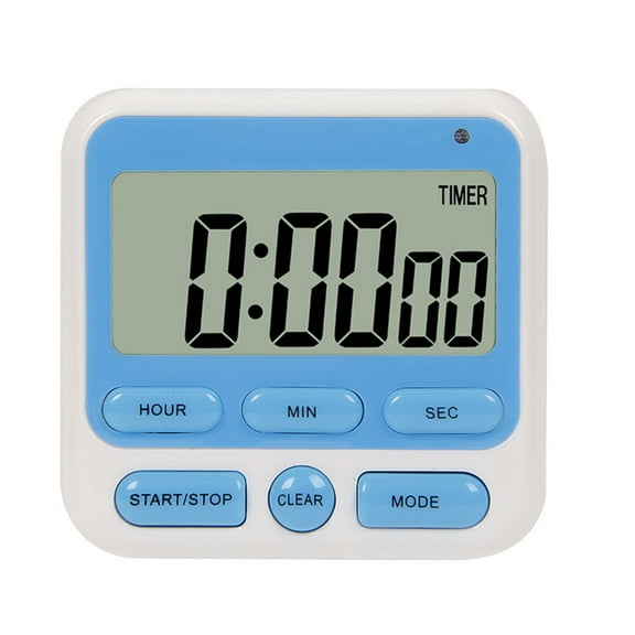 Digital Kitchen Timer – Large LCD Display Countdown Stopwatch Alarm for Study, Exam, Cooking Time Management