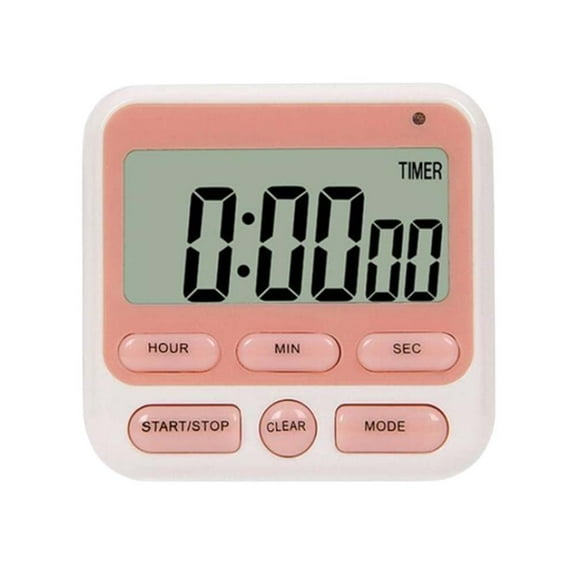 Digital Kitchen Timer, Cooking Countdown Clock with Large LCD Display, Loud Alarm and Strong Timer