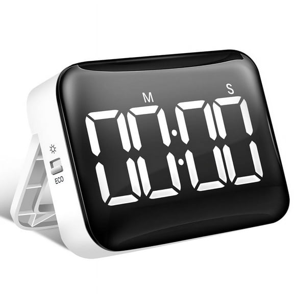 Digital Kitchen Timer - Magnetic Countdown Count Up Timer with Large LED Display Loud Volume for Cooking and for Kids
