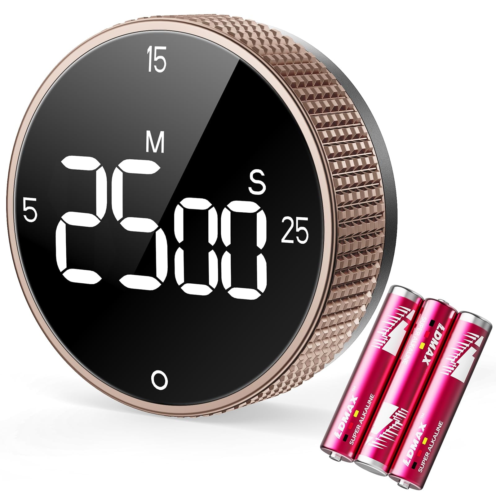 Digital Kitchen Timer with Magnetic, Large LED Display Countdown ...