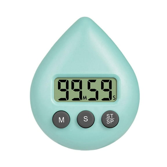 Digital Kitchen Timer Water Drop Electronic Alarm Clock Waterproof Timer υм &ζ K8Q0