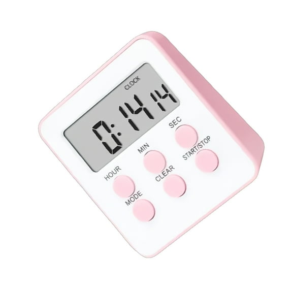 Digital Kitchen Timer with Bright LED Display Battery Operated Stopwatch Clock Effective Time Management Accessories