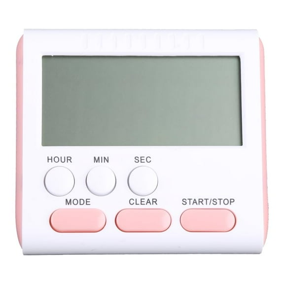 Digital Kitchen Timer with Strong Magnet Large LCD Display 24 Hour Clock & Alarm Count Up & Count Down for Kids Teachers