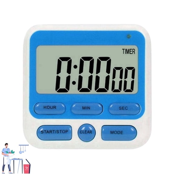 MAICHUNNN Digital Large Digits Loud Alarm Kitchen Blue Timers