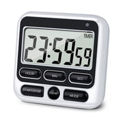 Digital Kitchen Timer, Cooking Countdown Clock with Large LCD Display, Loud Alarm and Strong Timer