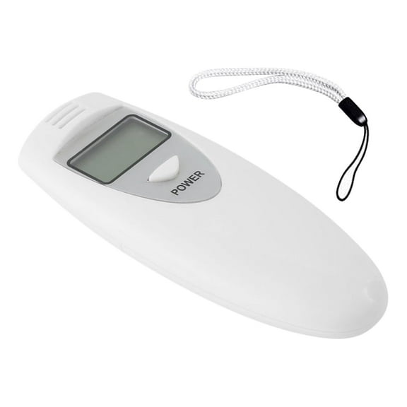 Digital LCD Display Breath Alcohol Tester Portable Breathalyzer with Keychain for Personal Use Home Office Car Travel