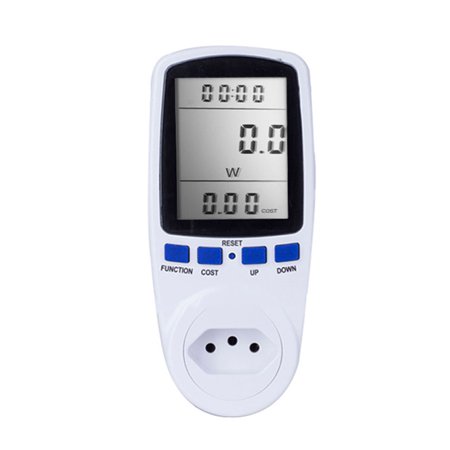 Digital LCD Energy Meter Wattmeter Monitoring Device Wattage Electricity Kwh Power Measuring Outlet Analyzer