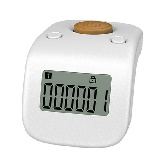 Digital LCD Finger Ring Tally Counter 6 Digit Buddha Beads 6 Channel Counting