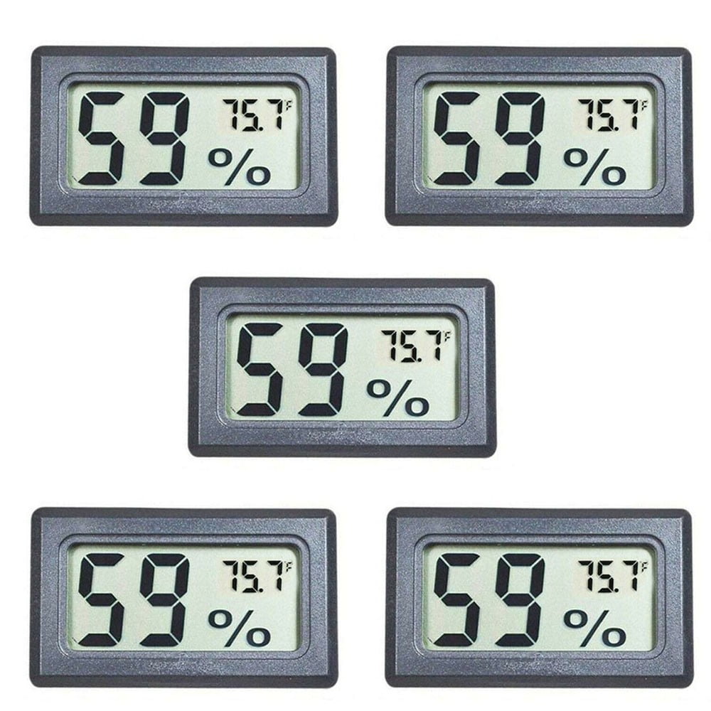 SKEIDO HTC-2 Digital Thermometer Hygrometer Electronic LCD Dispaly Temperature Humidity Meter Gauge Home Indoor Weather Station Clock price in UAE | Amazon UAE