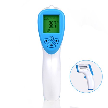 Digital LCD Infrared Thermometer Non-contact Forehead Instant Temperature Reader for Babies, Kids, and Adults
