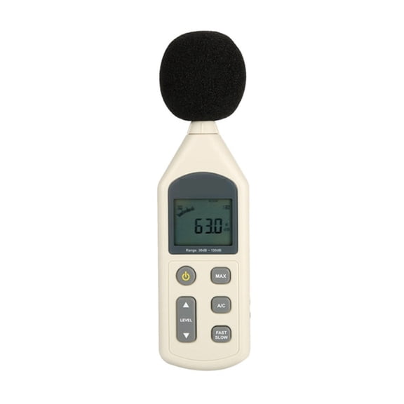 Digital LCD Noise Meter Handy Mini Sound Level Measuring Instrument Tester 30dBa~130dBa ,Feature Packed