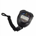 Digital LCD Stopwatch Chronograph Timer Counter Sports Alarm Smart