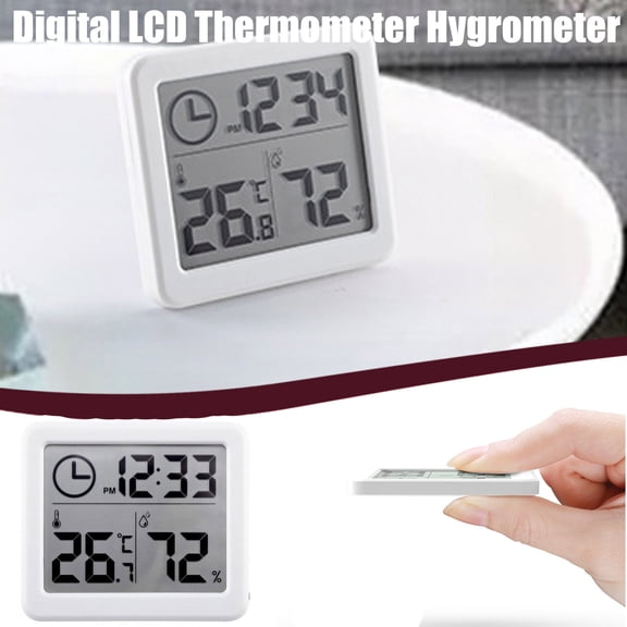 Digital LCD Thermometer Hygrometer Humidity Meter Room Indoor Temperature