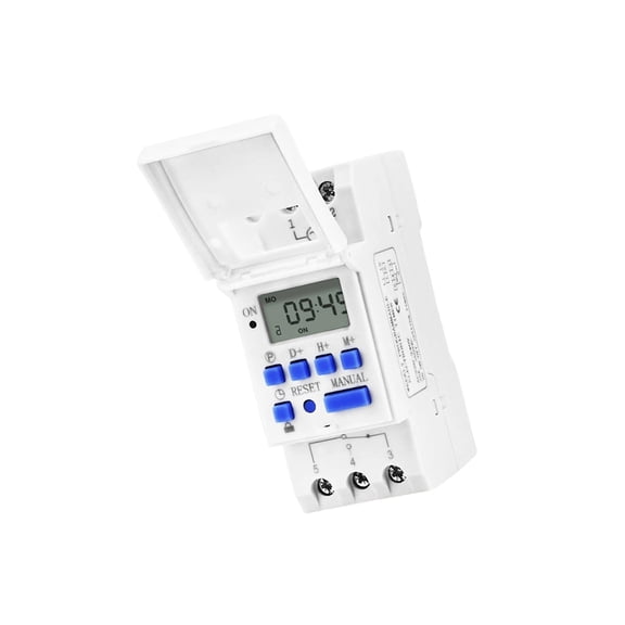 Digital LCD Weekly Programmable Digital Timer Switches 16 ON and OFF Timer Time Control Switches for Controlling Street Lamp