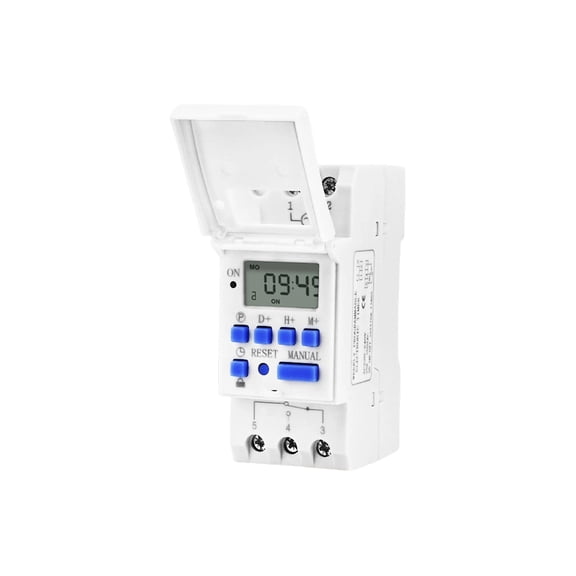 Digital LCD Weekly Programmable Digital Timer Switches 16 ON and OFF Timer Time Control Switches for Controlling Street Lamp