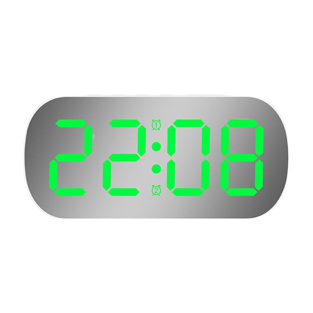 Digital LED Alarm Clock Snooze Display Temperature Time Desk Alarm