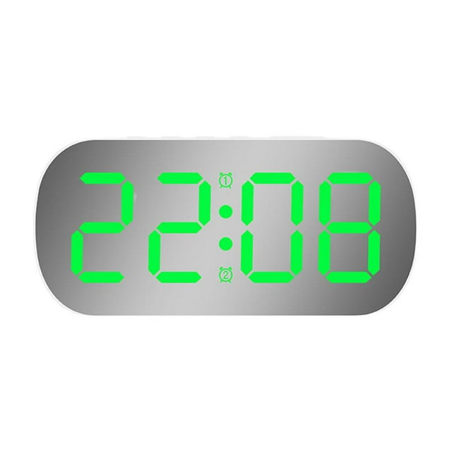 Digital LED Alarm Clock Snooze Display Temperature Time Desk Alarm