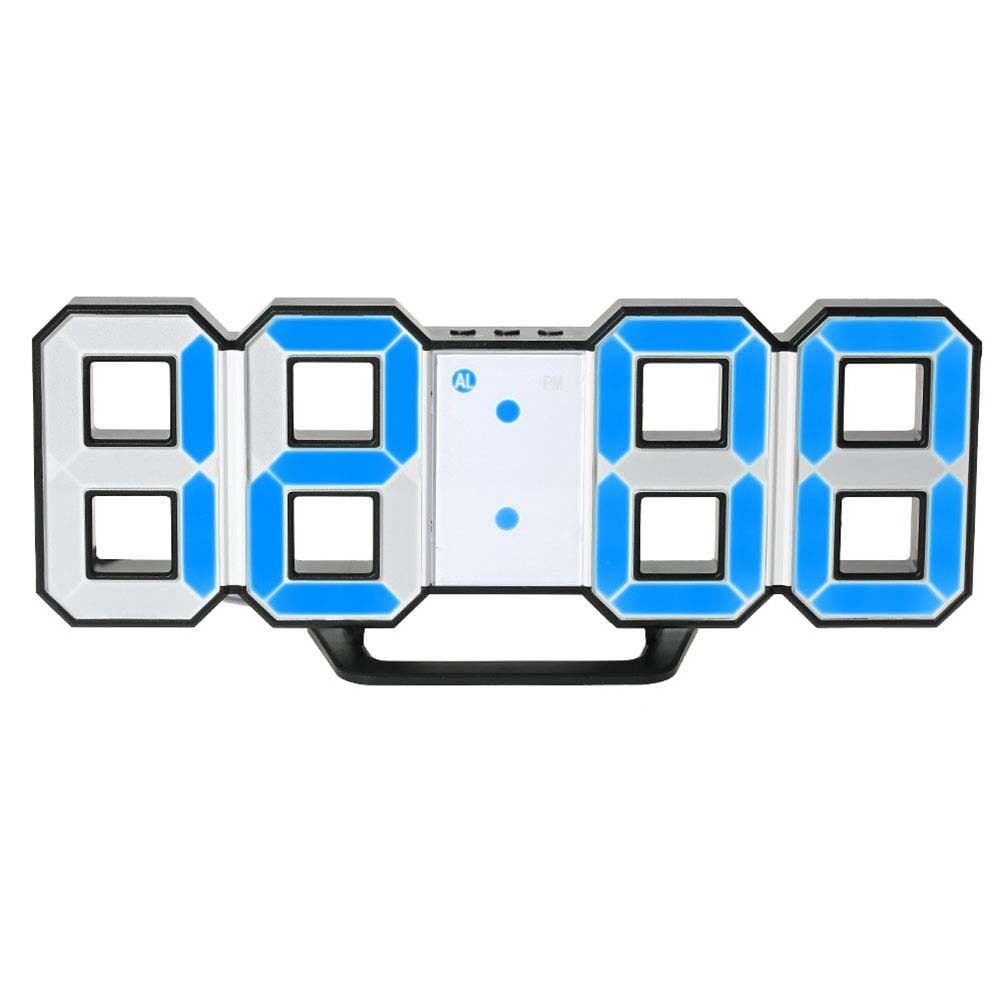 Digital LED Clock Wall Mount Table Modern Clock for Living Room Bedroom