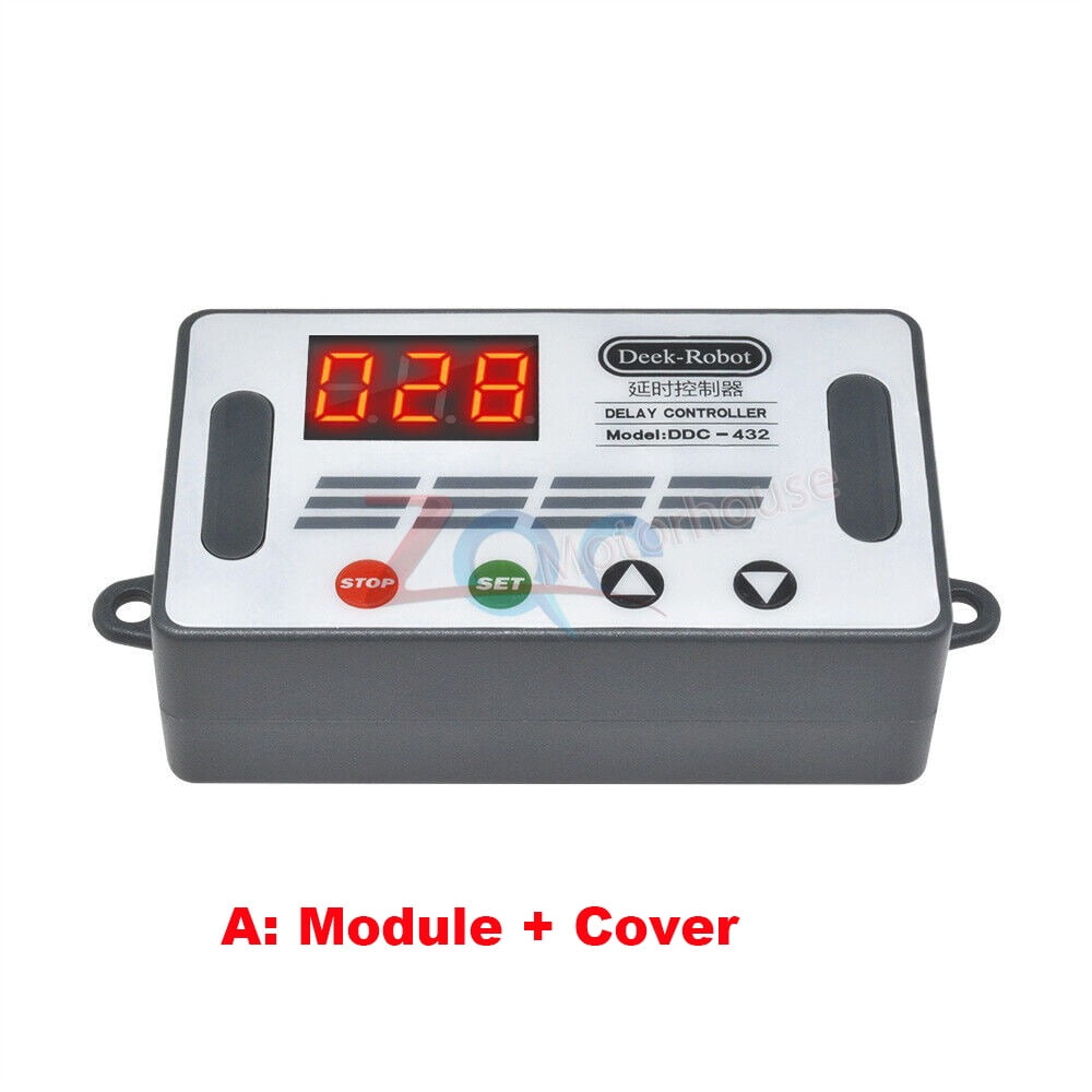 Digital LED DC 5V 9V 12V 24V Mini Timing Switch Trigr Delay Time Switch ...