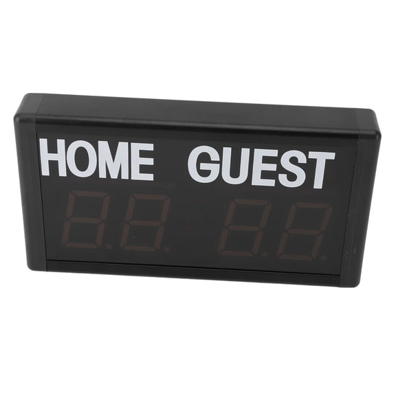 Digital LED Scoreboard 4 Digit Wall Mount Electronic Score Keeper for Basketball Games 1.8 Inches 13x5.5 In