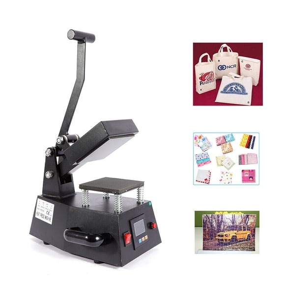 Digital Label Single Heat Press Machine Clothing LOGO Printing 0-250?? 110V 600W
