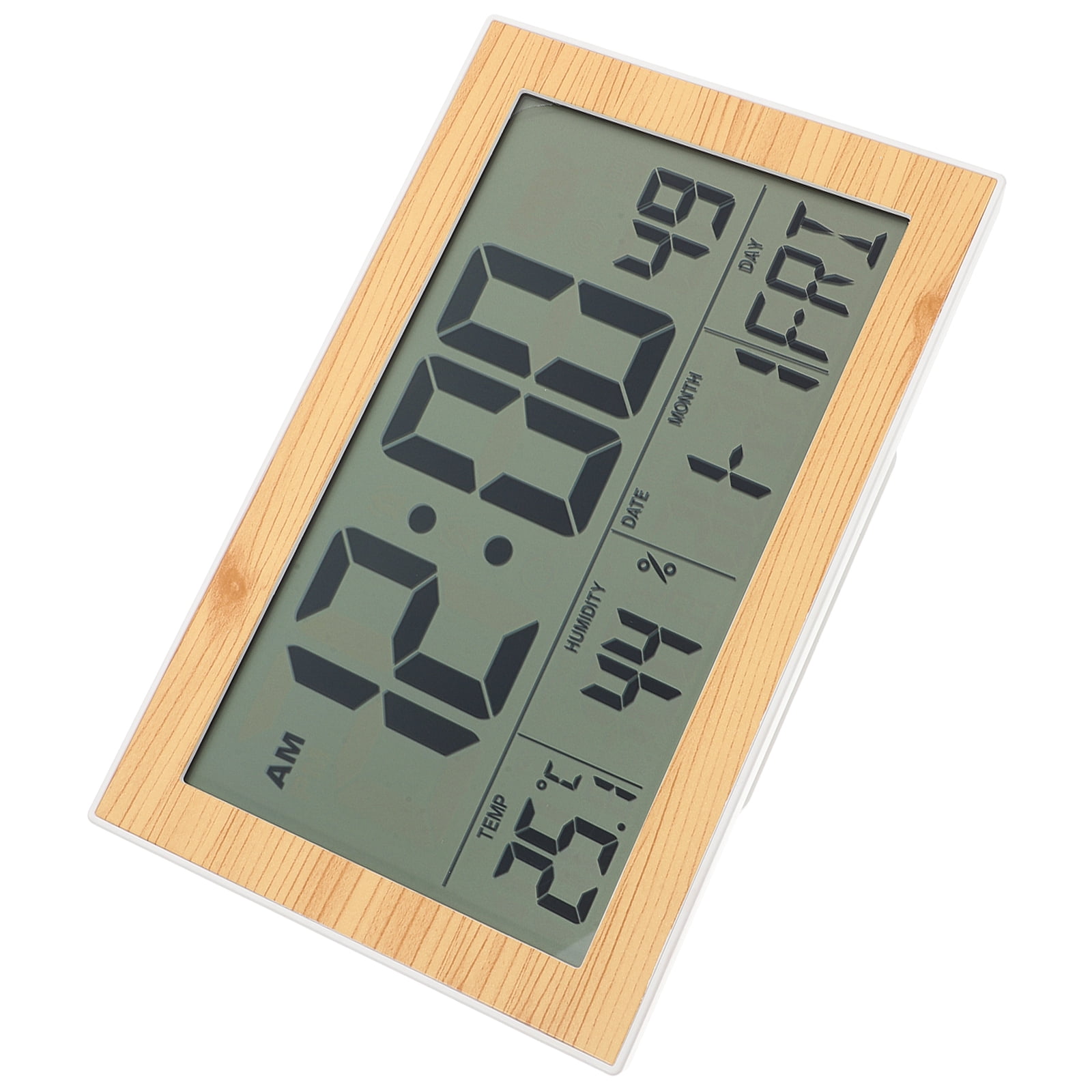 Digital Large Display Timer Wood Grain Wall Clock Gift Sturdy Student ...