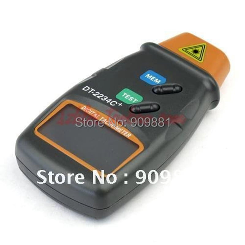 Laser Contact Photo Tachometer RPM Meter With Data Storage DT6236B ...