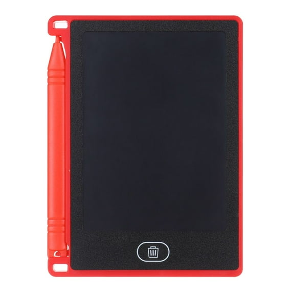 Digital Learning Toys 4.4 Inch Electronic Graphics Drawing Pad Memo Notepad Kids Doodle Board LCD Writing Tablet RED