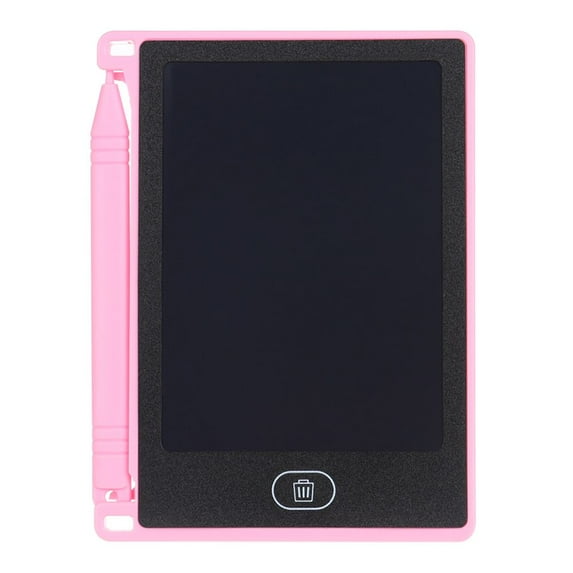 Digital Learning Toys Erasable 4.4 Inch Drawing Pad LCD Writing Tablet Memo Notepad Kids Doodle Board PINK