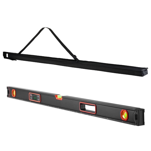 Digital Level, 48 inches in length, Magnetic Electronic Level with LED Backlit Display, 360 Electronic Leveler Tool with 0/45/90 angles