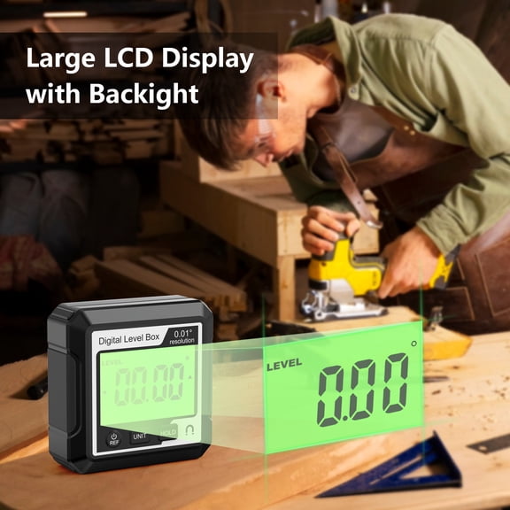 Digital Level Box,4 Of Lcd Display With And Lcd Of 90 Display 4 Box