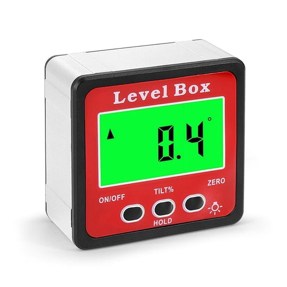 Digital Level Box Protractor Angle Finder Level Gauge Bevel Gauge Inclinometer with Magnetic Based Backlight