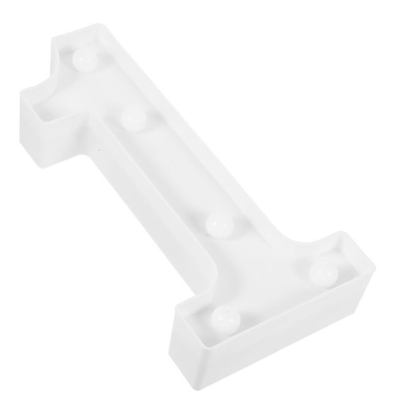 Digital Light Christmas Decor Emblems up Numbers LED Sign Lamp Marquee Neon Numberv 1 Happy Birthday Baby