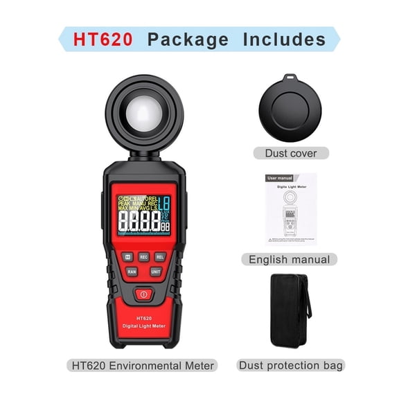 Digital Light Meter 100000 LUX Photometer Luxmeter Professional Lux FC Test Meter LED High Accuracy Illuminometer